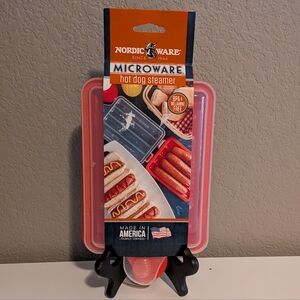 Nordic Ware Orange Hot Dog Steamer